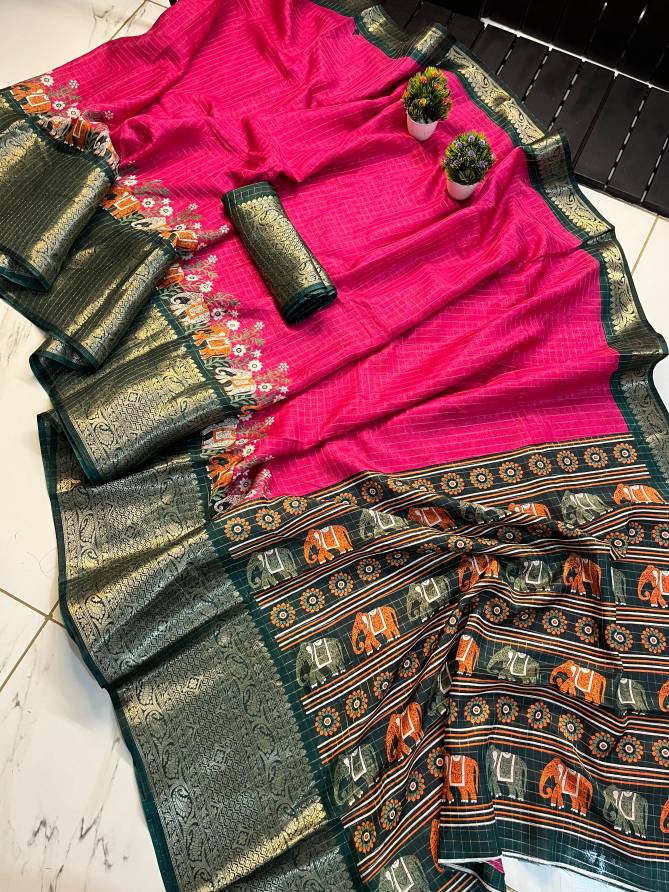 Hathi By Wow Designer Dola Silk Sarees Wholesale Shop In Surat